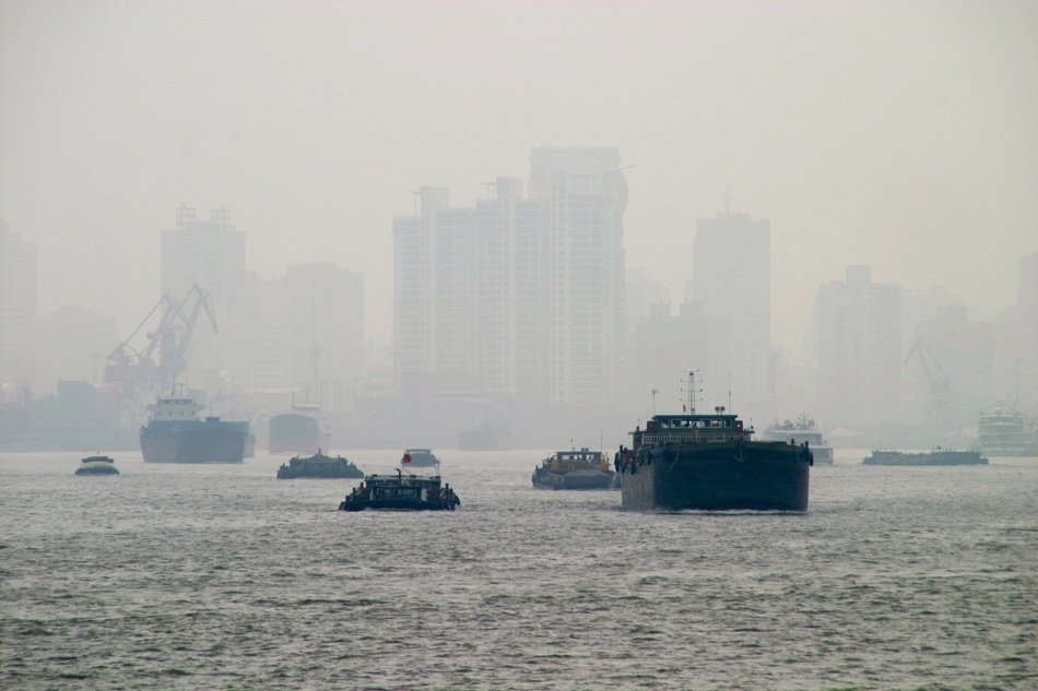 fog in Shanghai