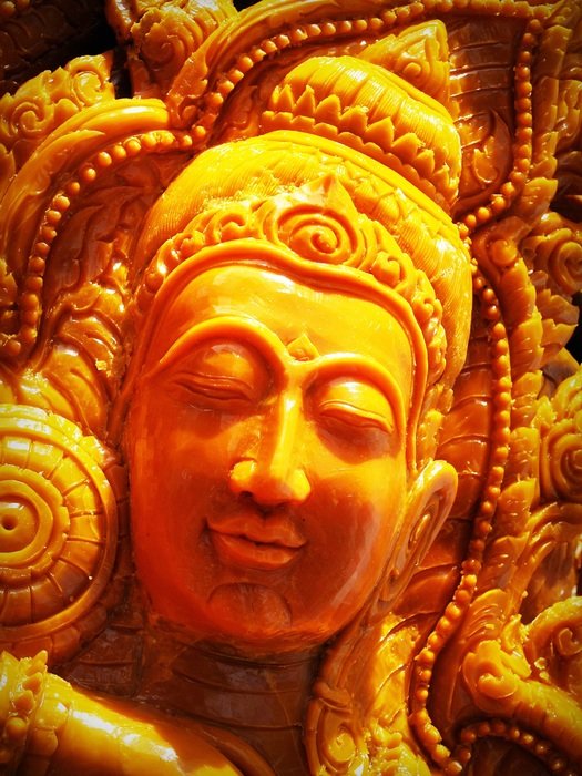 head of statue in thailand