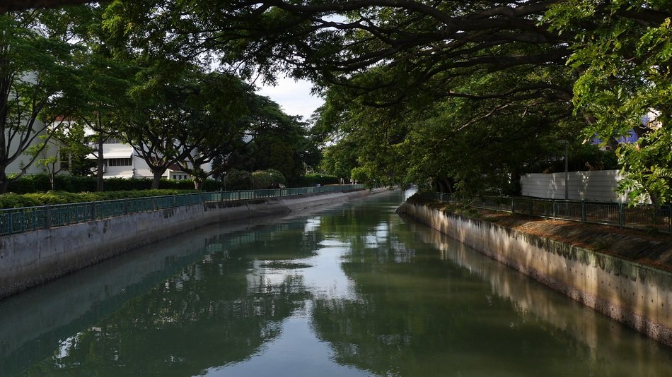 canal panorama in Singapore