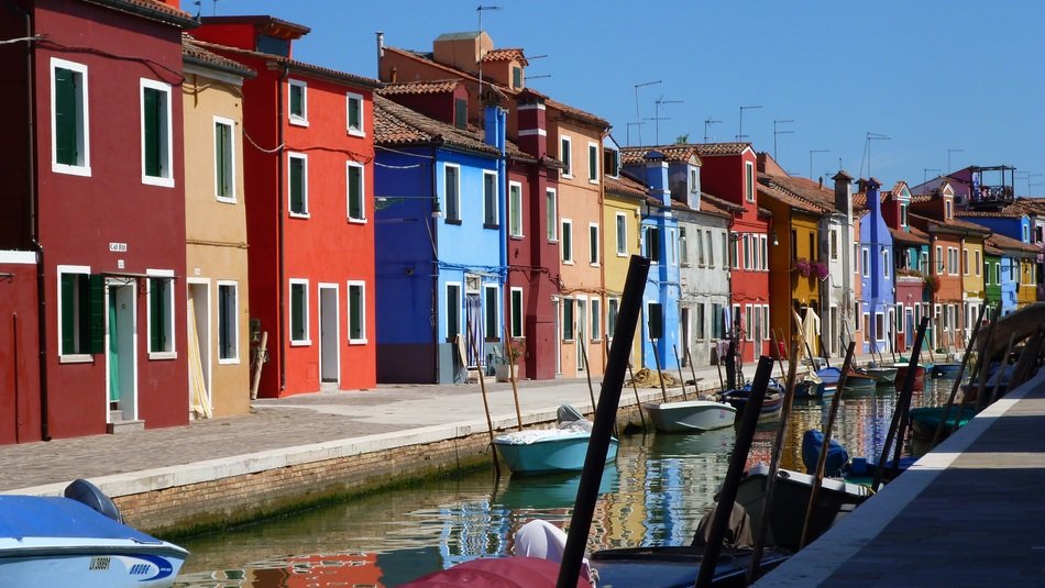 Burano in Italy