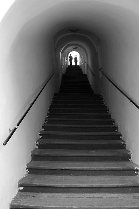 Stairsteps in old building