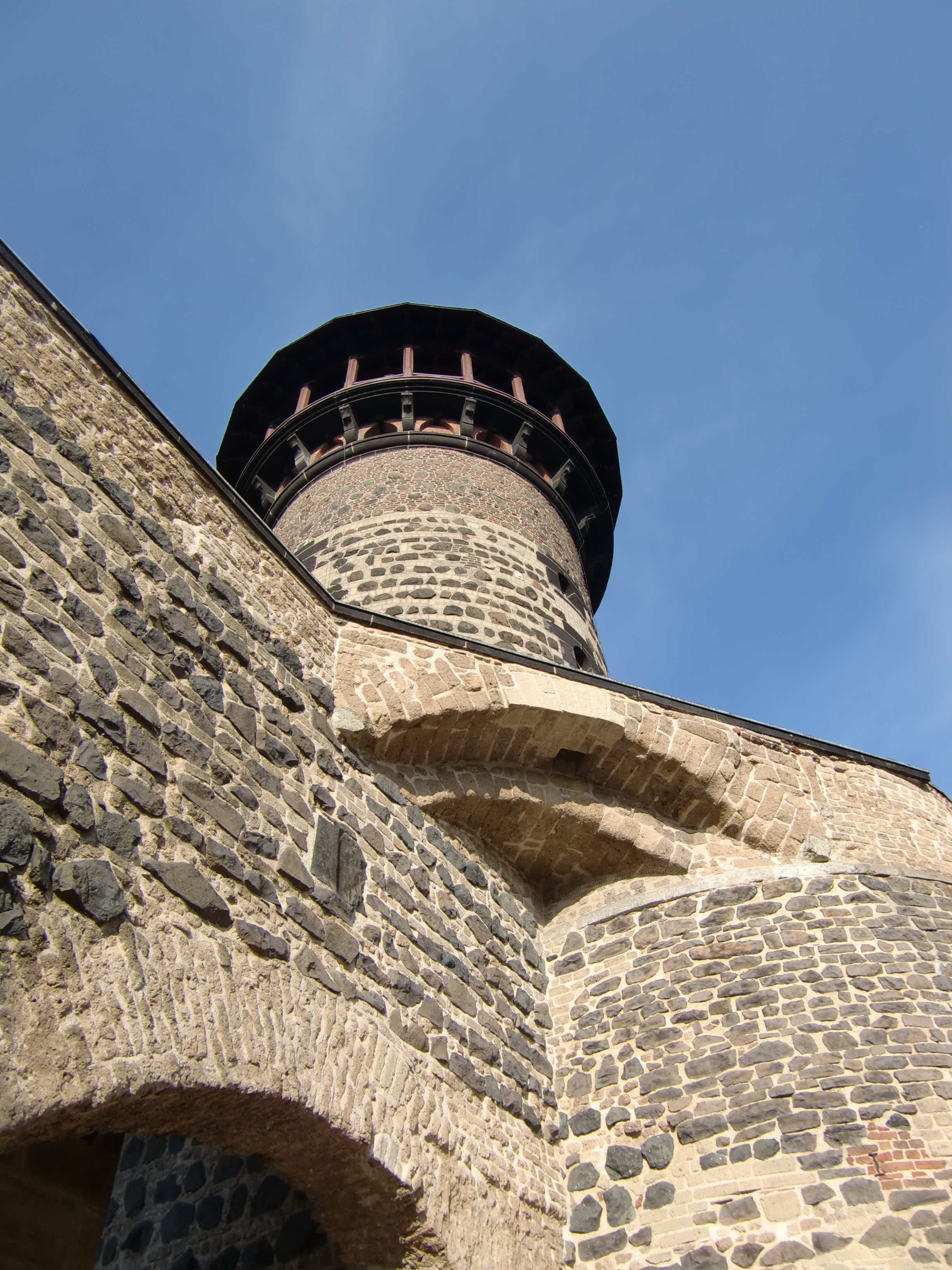 Tower On A Stone Building In The Old Town Free Image Download