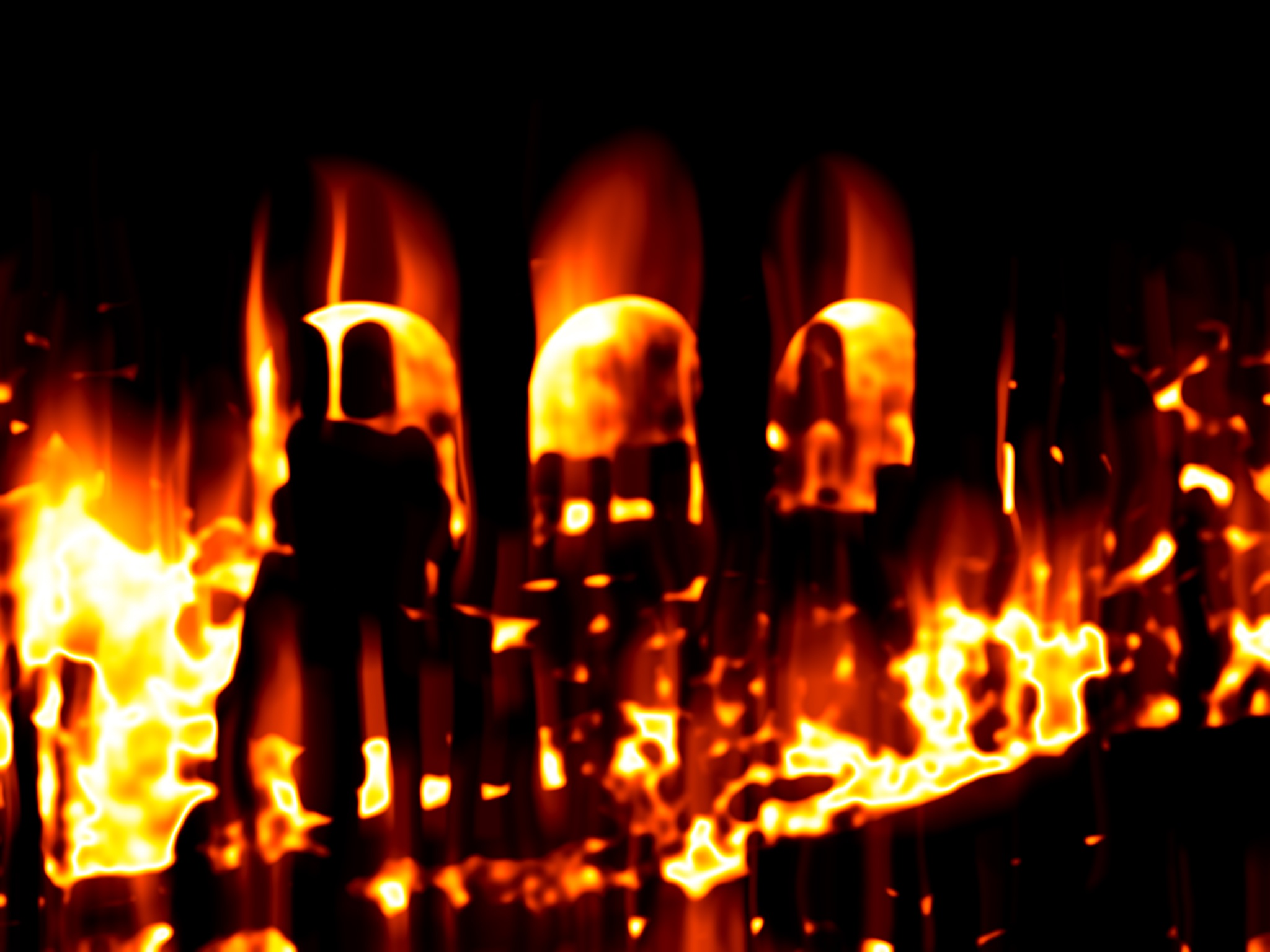 Firelight city burn free image download