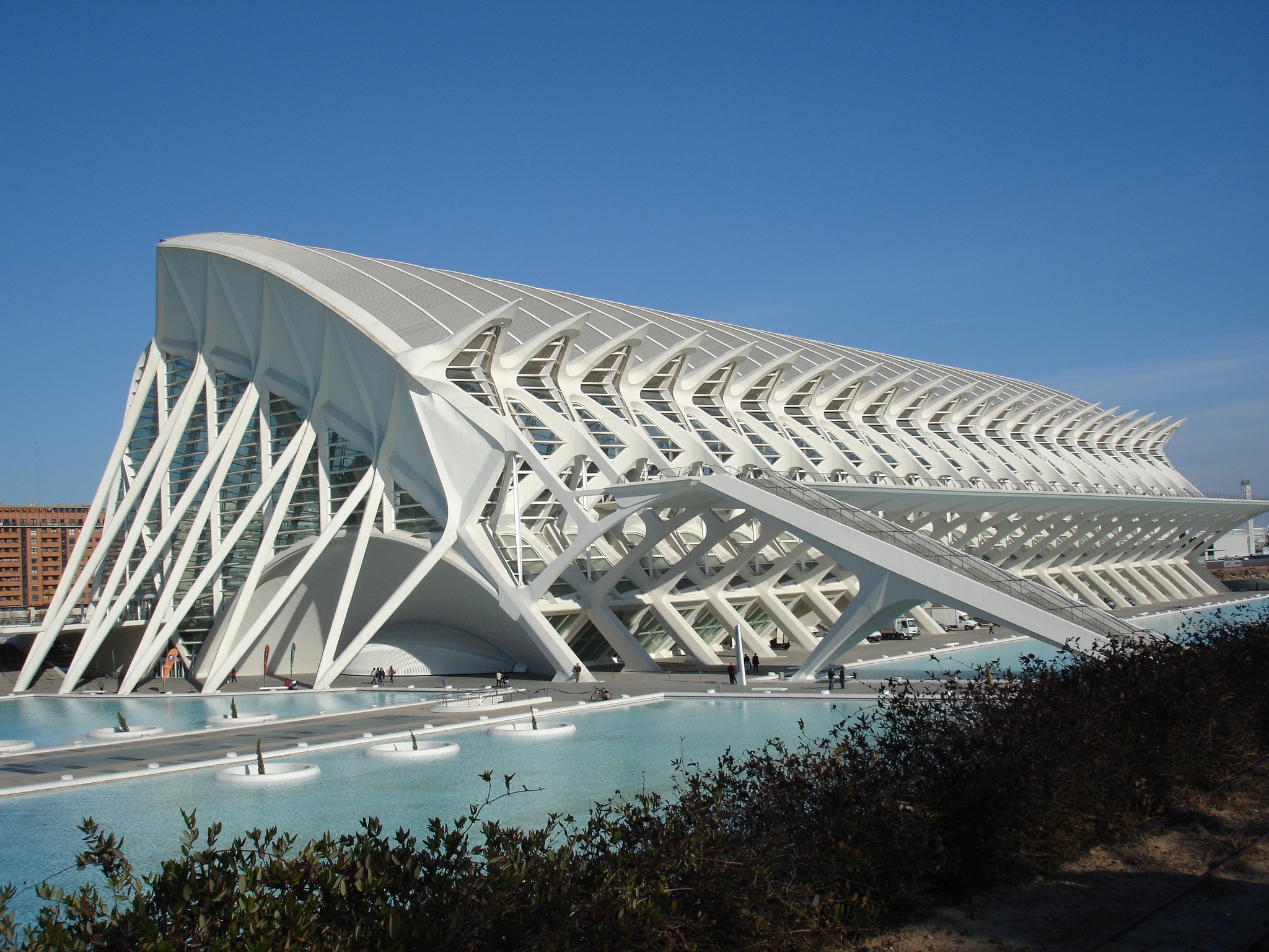 Oceanografic Building In Valencia Free Image Download