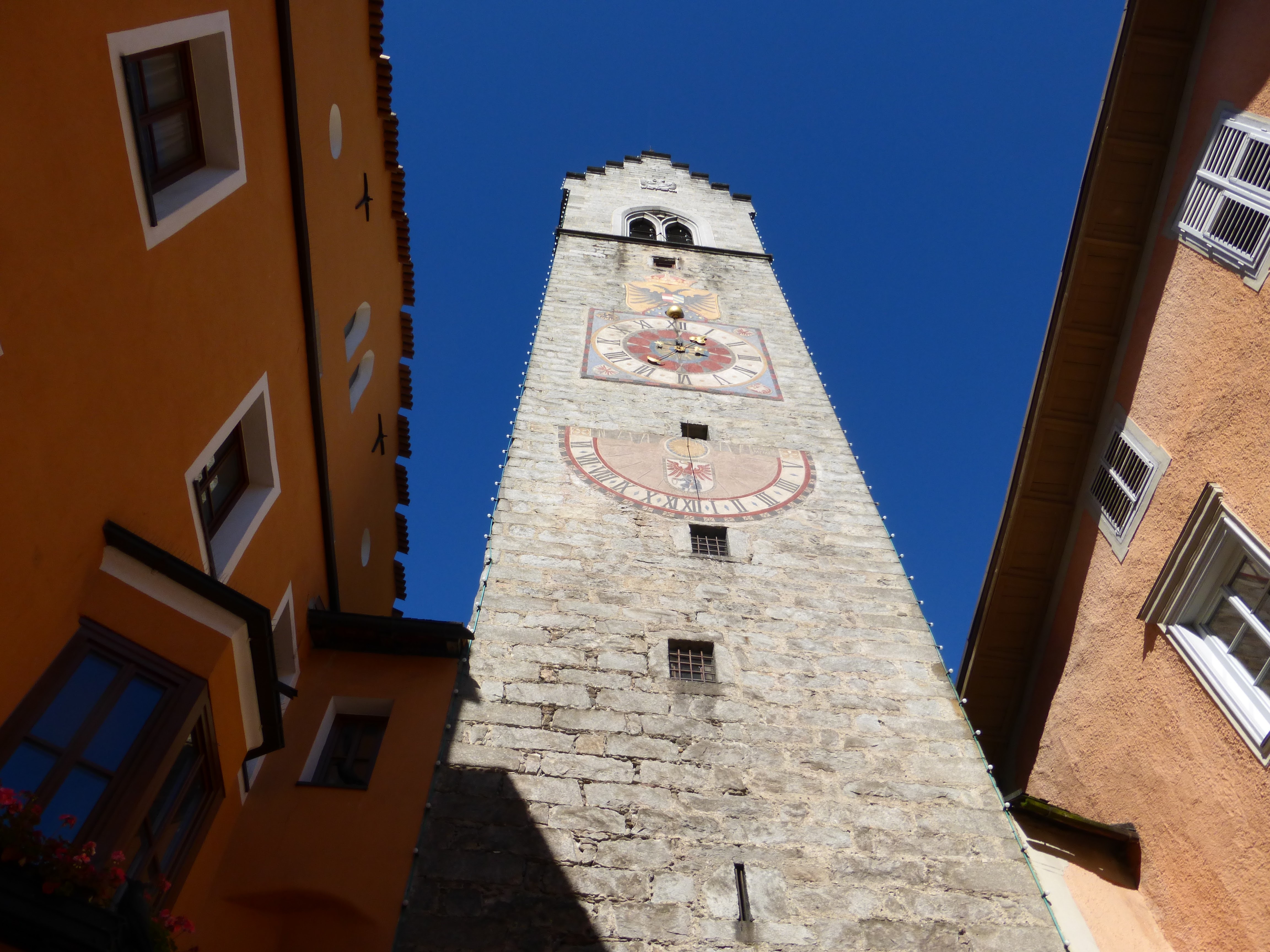 2.71Mb, The Clock <b>Tower</b> In South Tyrol picture with tags: clock <b>tower</b>, bell...