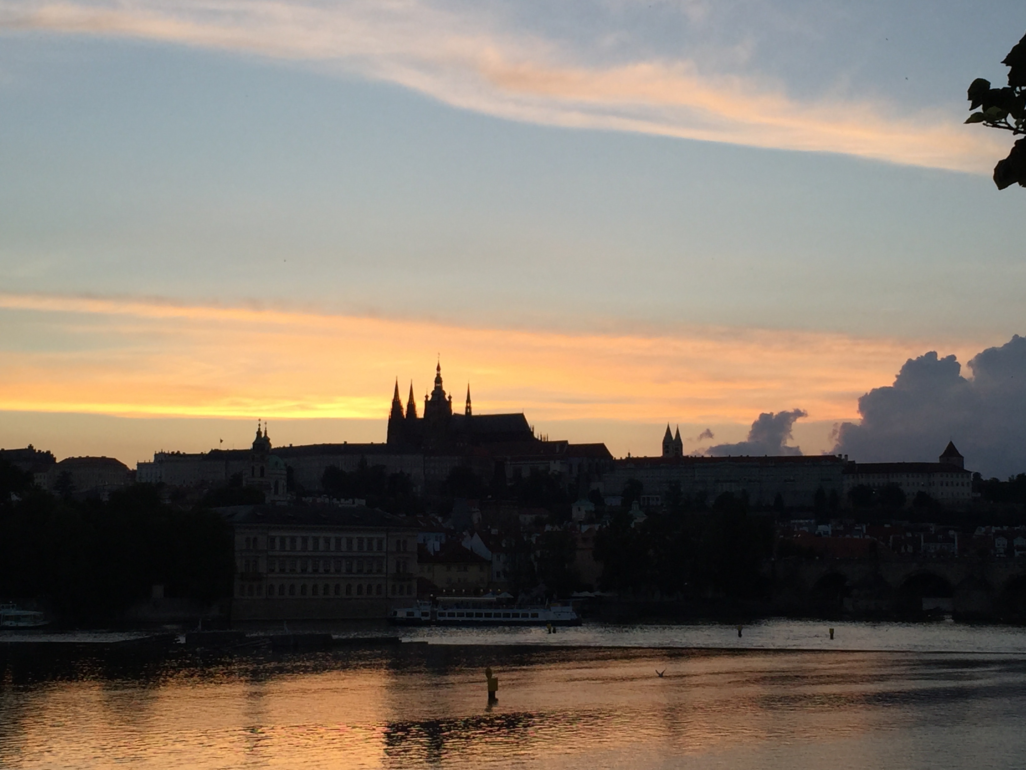 Prague City Sunset free image download