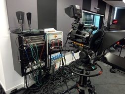 design in a television studio