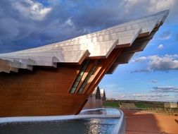 Ysios winery, futuristic building, spain, Araba