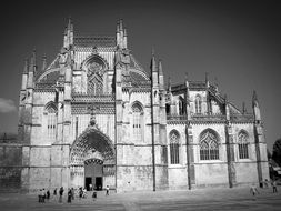 Portugal Church black and white photo