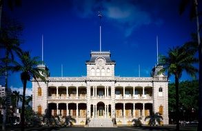 Iolani Palace, former royal residence, usa, hawaii, Honolulu
