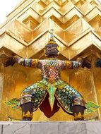 buddha statue in bangkok temple