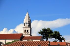 the Church and the tile roofs