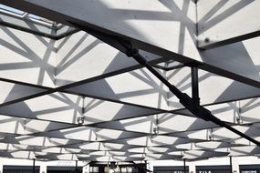geometric black-white background in architecture