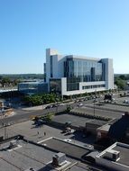 Durham building near the plants