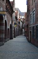 Hooper Street in the old town of bremen