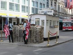 Check point charlie in Berlin City
