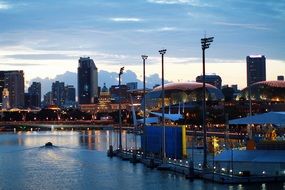 seafront marina in singapore