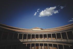 Colosseum building with windows