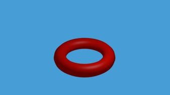 Ring red drawing