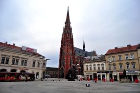 Church of St Peter and St Paul in old town, croatia, Osijek