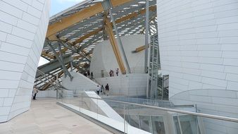 modern building in paris