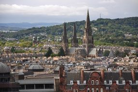 church tower in edinburgh