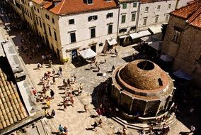 Dubrovnik in Croatia in summer