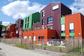 colorful social housing