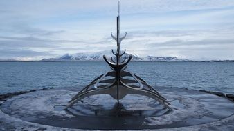 Landscape of beautiful Reykjavik in Iceland