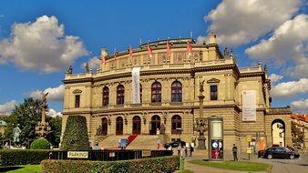 Prague Castle in the historic city of the Czech Republic