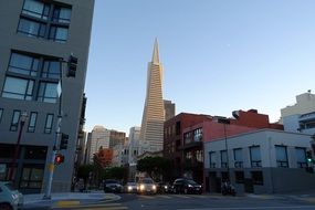 San Francisco Skyscraper sunset