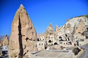 buildings near rocks in turkey