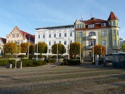 town hall on the island of rugen in western pomerania