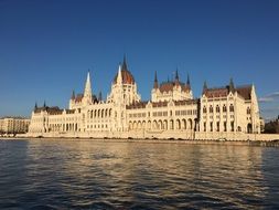 historic building near the danube river in budapest