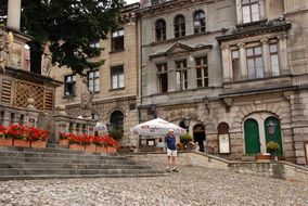 Historical square in Poland