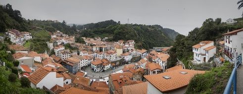 beautiful cozy panorama Cudillero