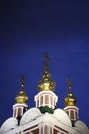 Golden Dome Church in Russia