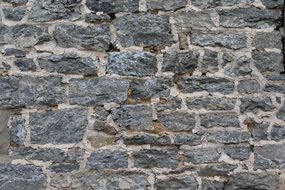 grey aged wall of Stone Building, background