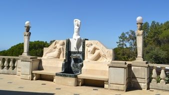 sculptures near Hearst Castle