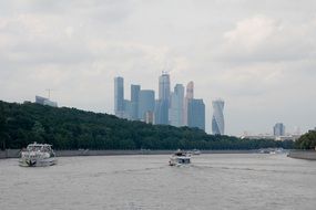 Moscow view from the river