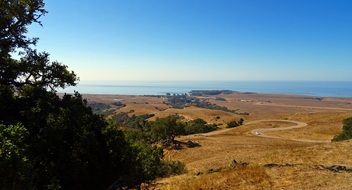 way to Hearst Castle