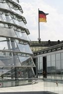 Berlin Reichstag flag