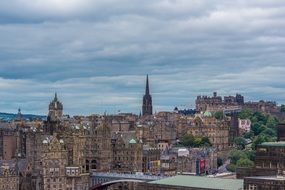 Holyrood Park In Edinburgh panorama