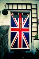 front door as a flag of great britain