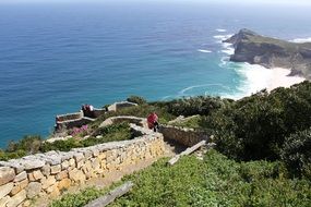 natural cape of good hope on a coast