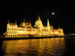 Landscape of the Parliament in Budapest