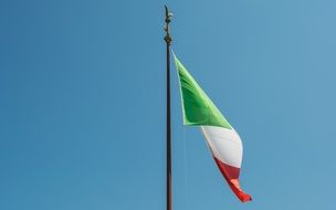 Italian flag in Rome