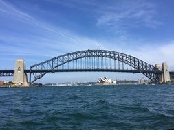 Bridge in the harbor, Australia, Sydney