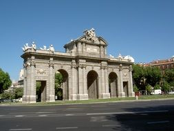 historical monument of architecture in madrid