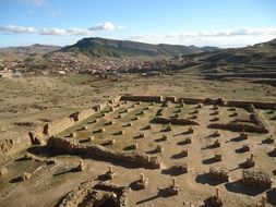 ruins of ancient monuments in algeria